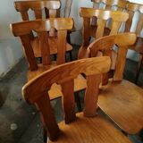 Lot of 14 vintage bistro chairs