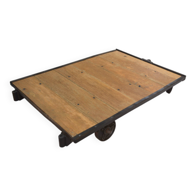 Table basse SNCF estampillée Paris