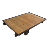 Table basse SNCF estampillée Paris