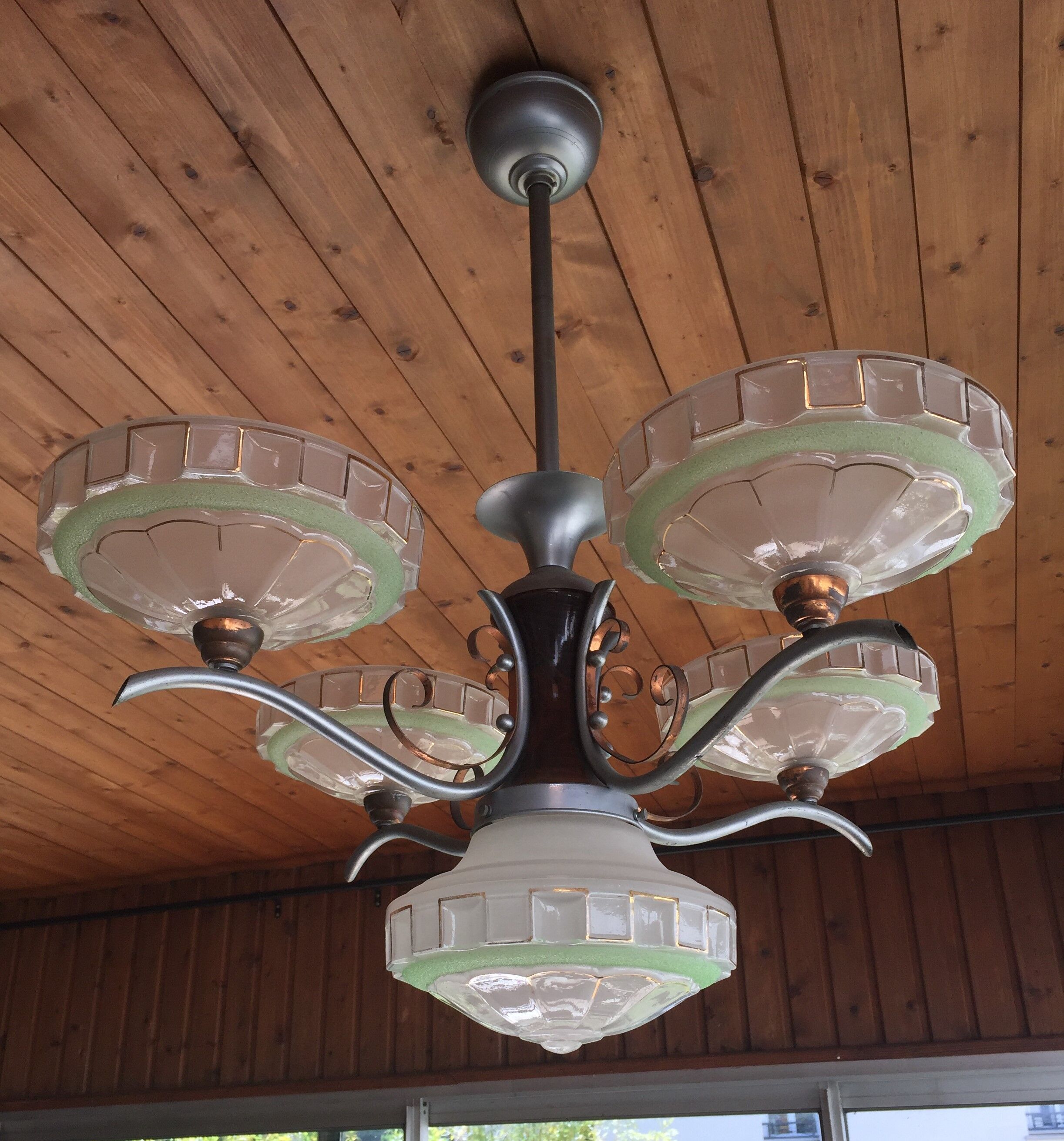 1920s Art Deco chandelier