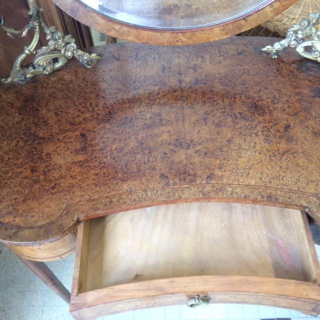 Antique wooden dressing table