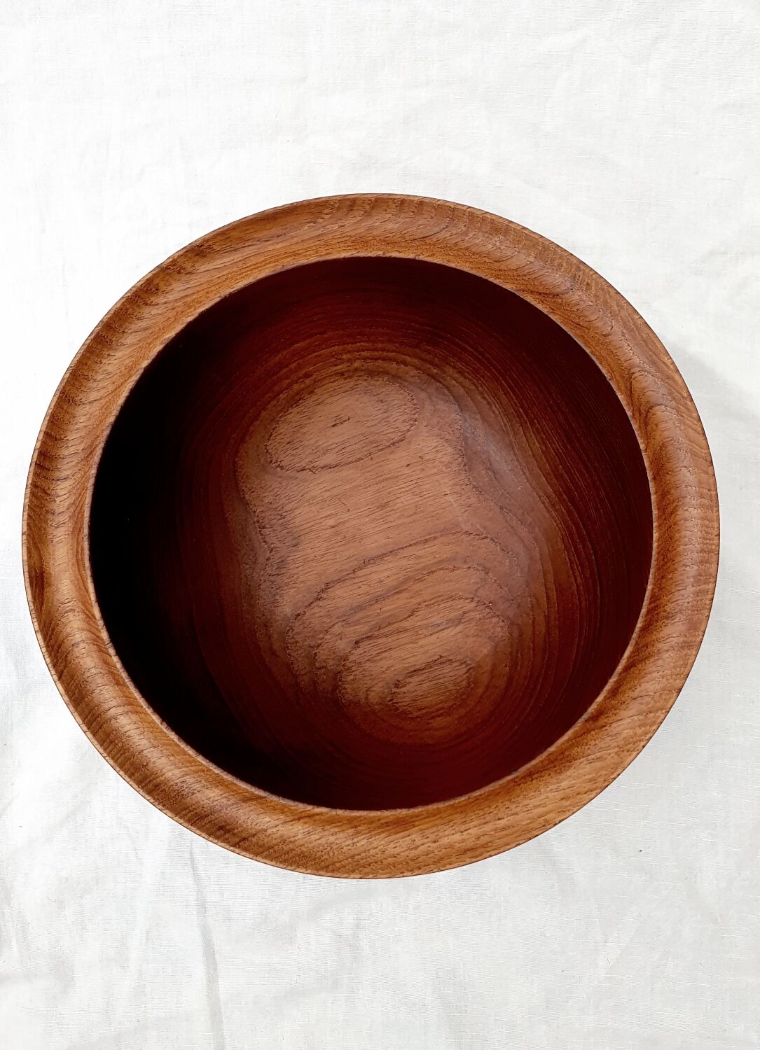 Danish teak salad bowl