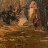 Route forestière, CESARE RIESCH (1906 - 1981)