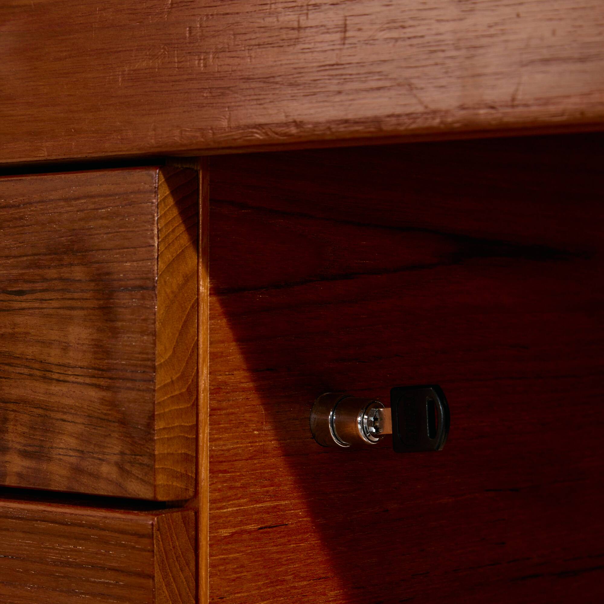Model 33 teak desk by Christian Linneberg for Chr. Linneberg