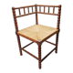 Corner armchair turned oak sitting mulched 50s