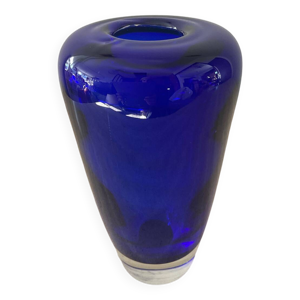 vase vintage en pâte - verre