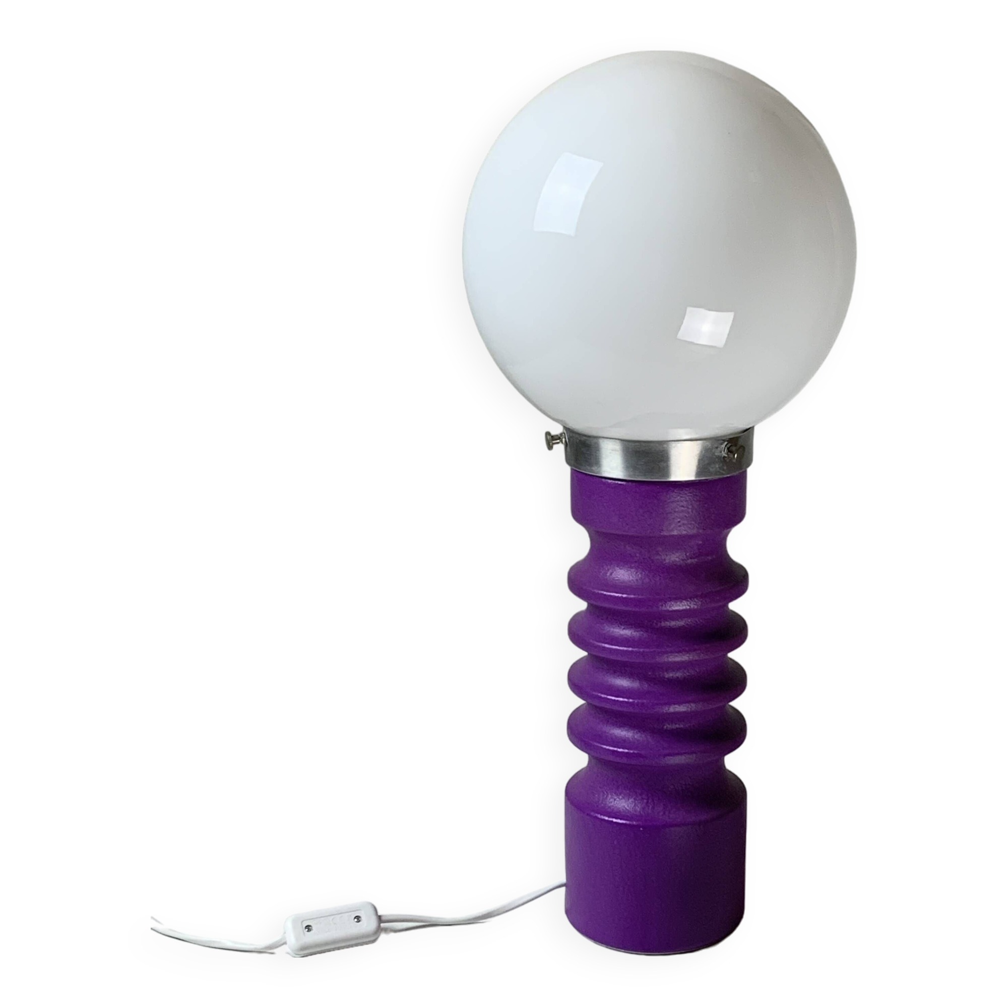 Midcentury space age ceramic table lamp by Cari Zalloni for Steuler