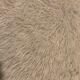 Tapis rond fourrure grise 70cm