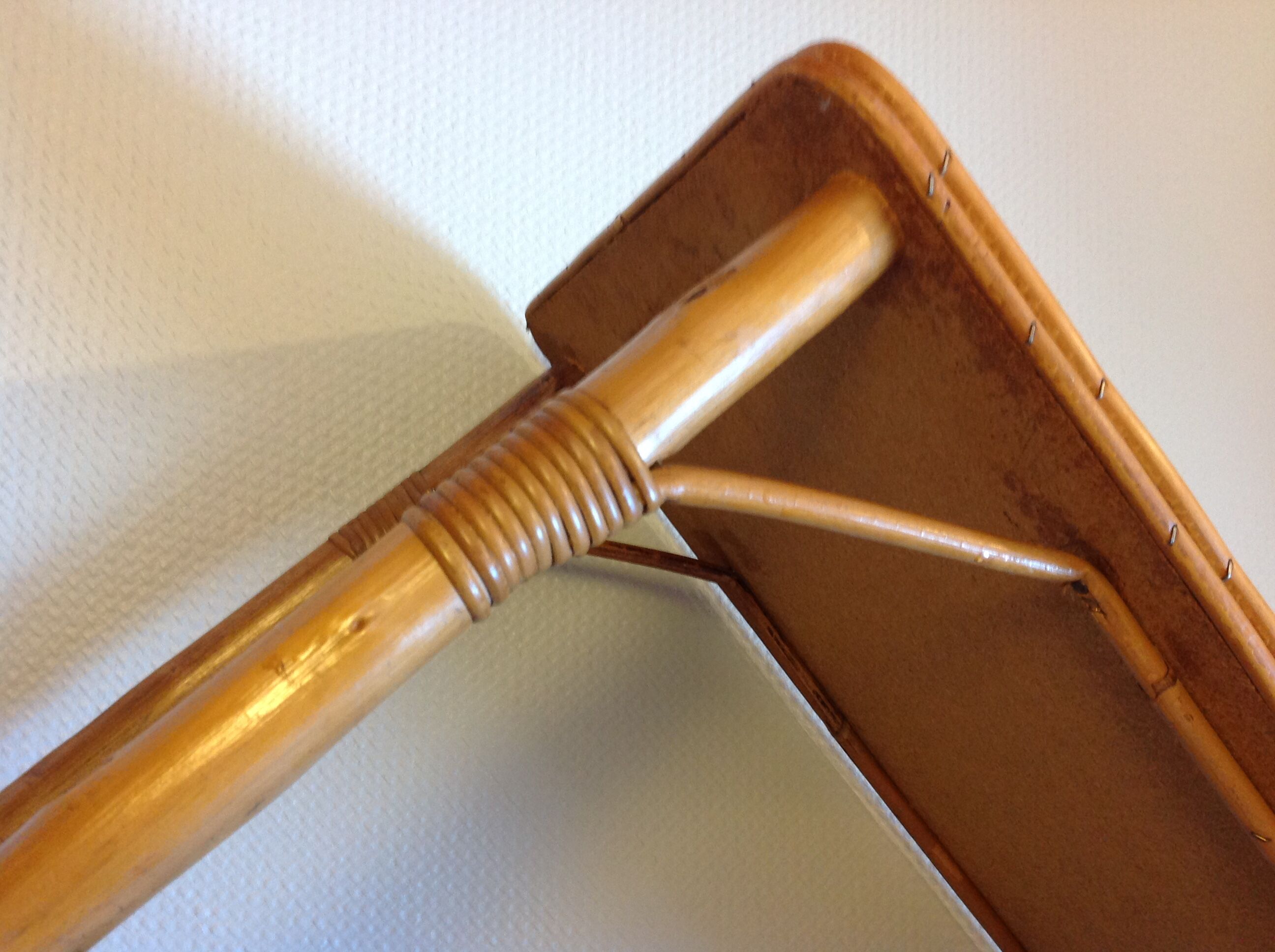 Rattan console / vintage 60s-70s