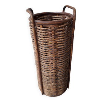 Porte parapluie rotin
