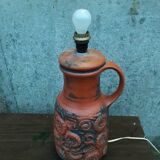 Ceramic floor lamp from the 70 made by Carstens (Germany)