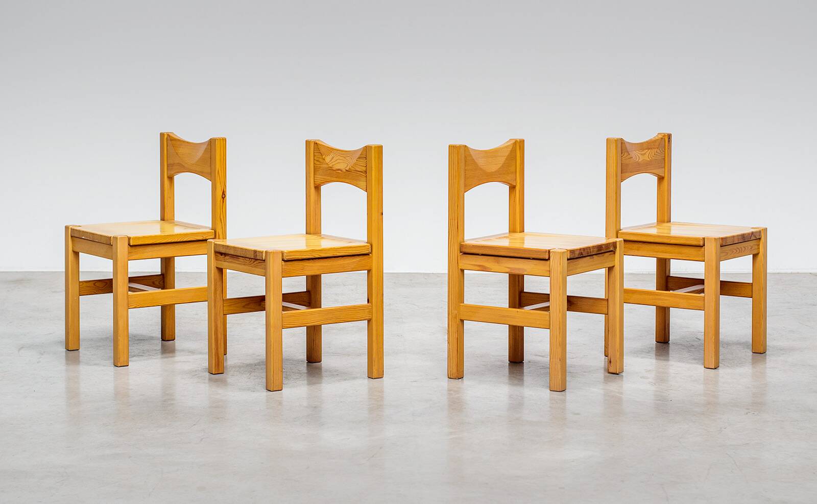 Ilmari Tapiovaara dining chairs for Laukaan Puu
