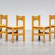 Ilmari Tapiovaara dining chairs for Laukaan Puu