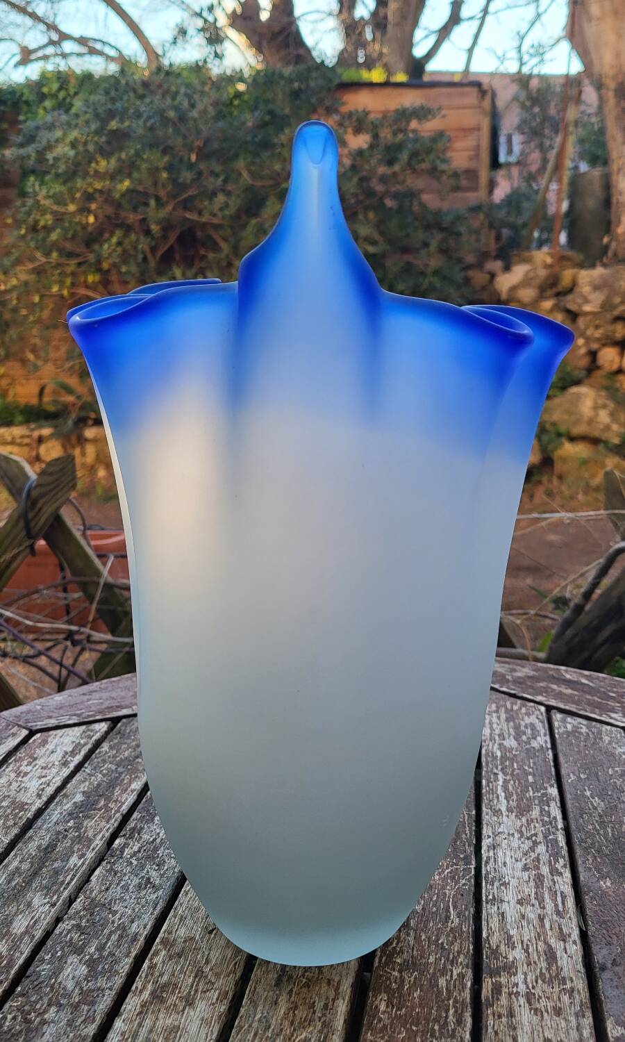 Murano handkerchief vase
