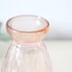 Moulded glass jacynthe vase, vintage