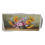 Painting by Jody Bergsma painting on canvas depicting flowers