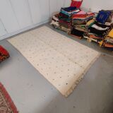 Blessed ouarain carpet with berber black polka dots 165x225cm