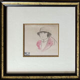 "Woman in the hat" by Fernand Piet