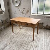 Oak veneer desk 1950