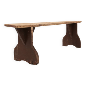 Banc rustique en bois