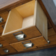 German apothecary's cabinet in oak mid-twentieth century