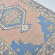 Anatolian floral patterned Oushak rug, reference 3571