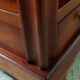 Louis Philippe style coffee table in cherry wood with large drawers.