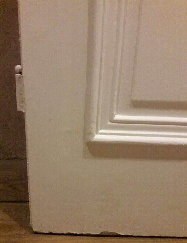 Communication door 69x243cm double-sided molded panel