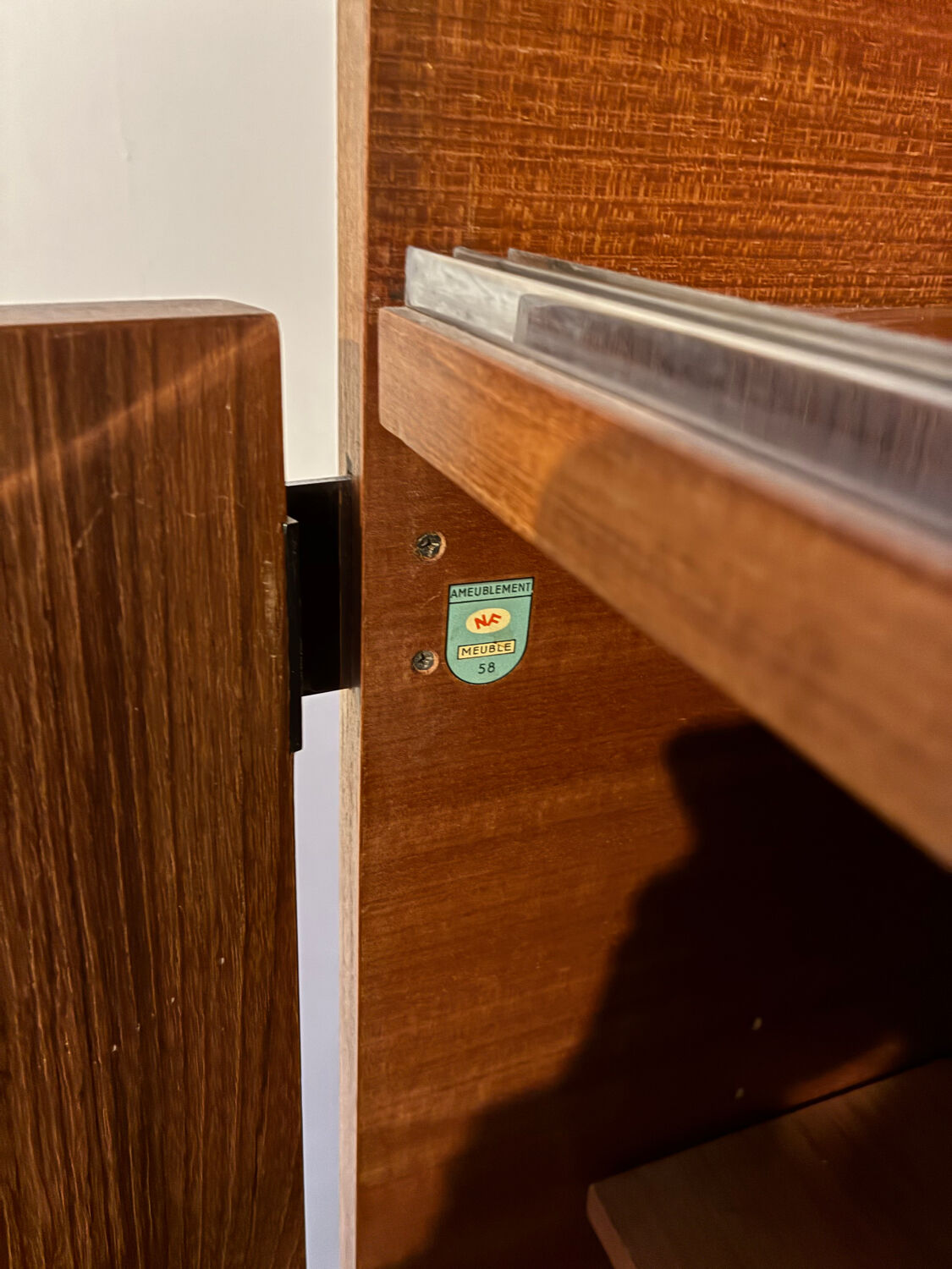 Luigi Bartolini teak sideboard, Scandinavian design, 1950s-60s