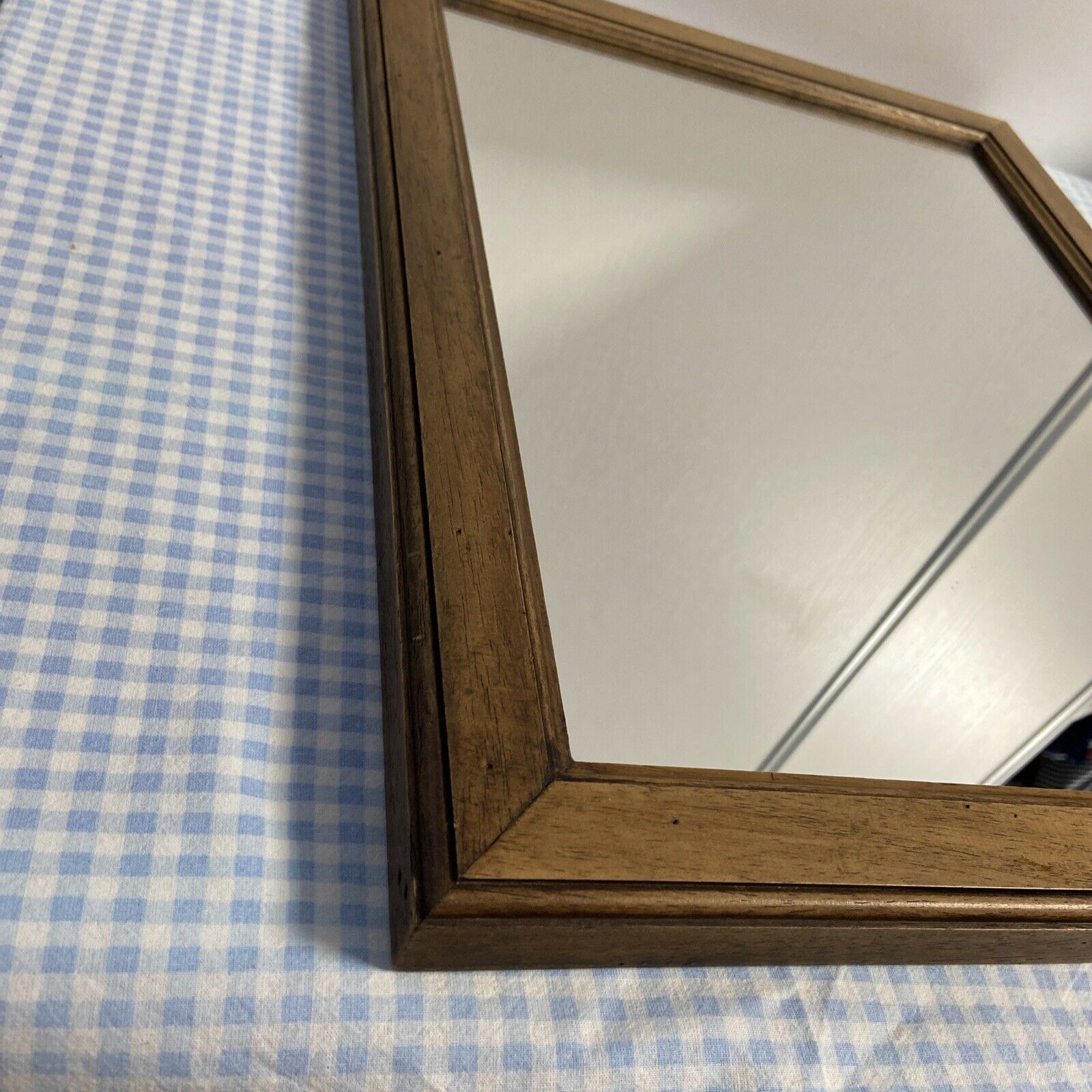 Mirror with wooden frame 45x36cm