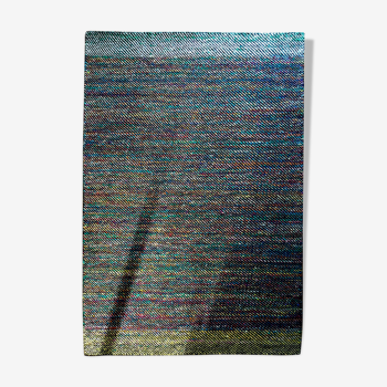 Wool and silk carpets 123 x 180 cm