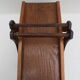 Former articulated worker in walnut-coloured wood