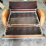 Vintage convertible moustache club sofa