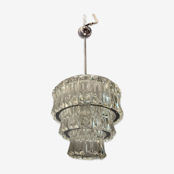 Mid-century italian murano glass chandelier