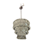 Lustre italien en verre de murano du milieu du siècle