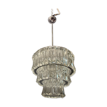 Mid-century italian murano glass chandelier