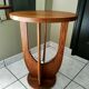 Antique Art Deco oak pedestal table