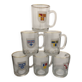vintage flag beer mug shop
