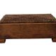 Pouf Art Déco repose-pieds design minimaliste des années 30