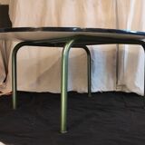 Yellow formica coffee table 1970