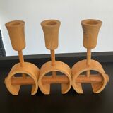 Scandinavian wooden chandelier