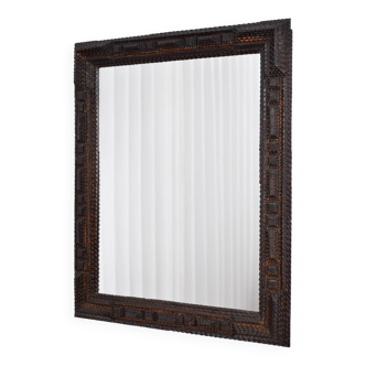 Black forest wooden mirror 1, 1910s.