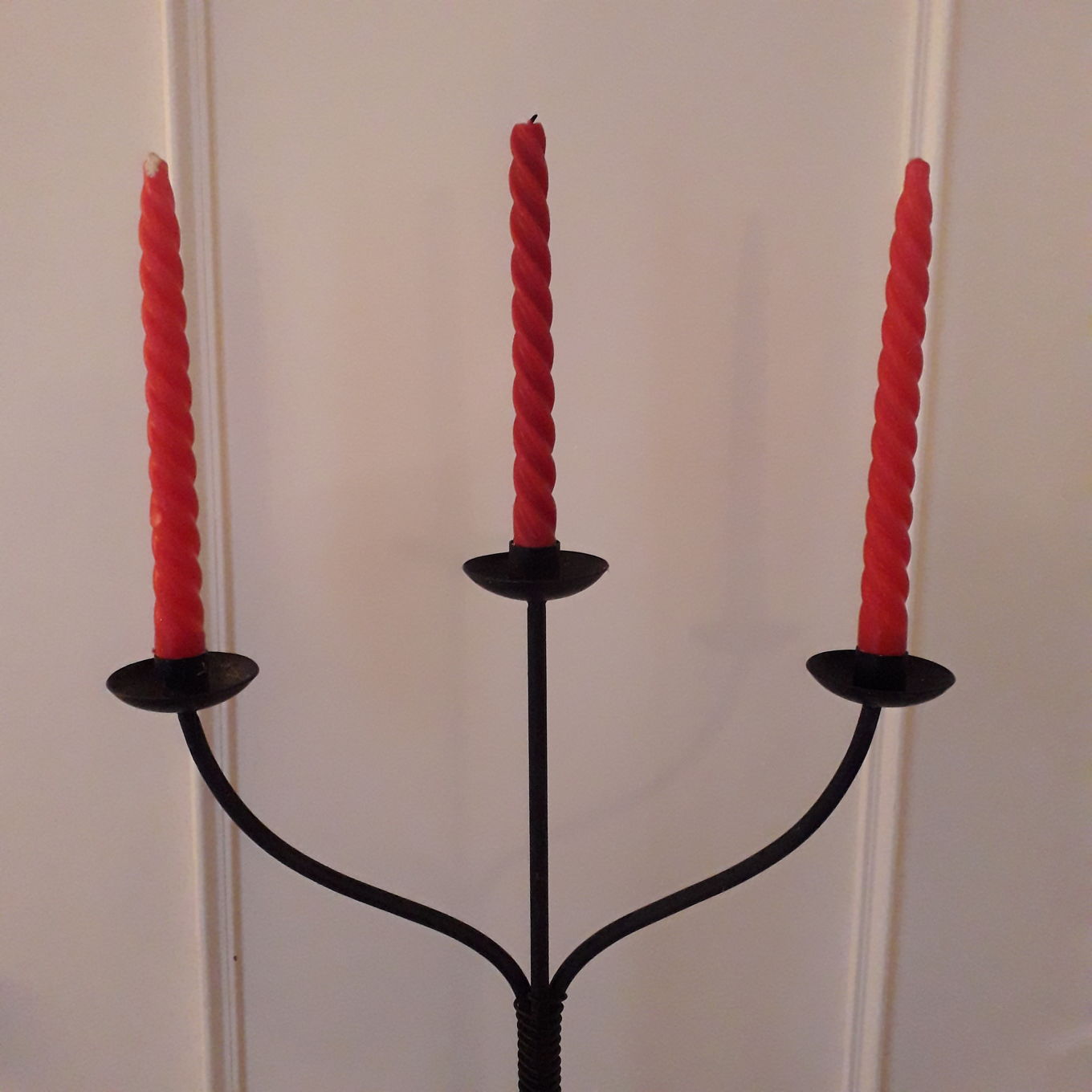 Wrought iron chandelier