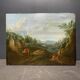Paire de petits tableaux, Entourage de Jan Peeter Verdussen, huile sur panneau, 18ème siècle