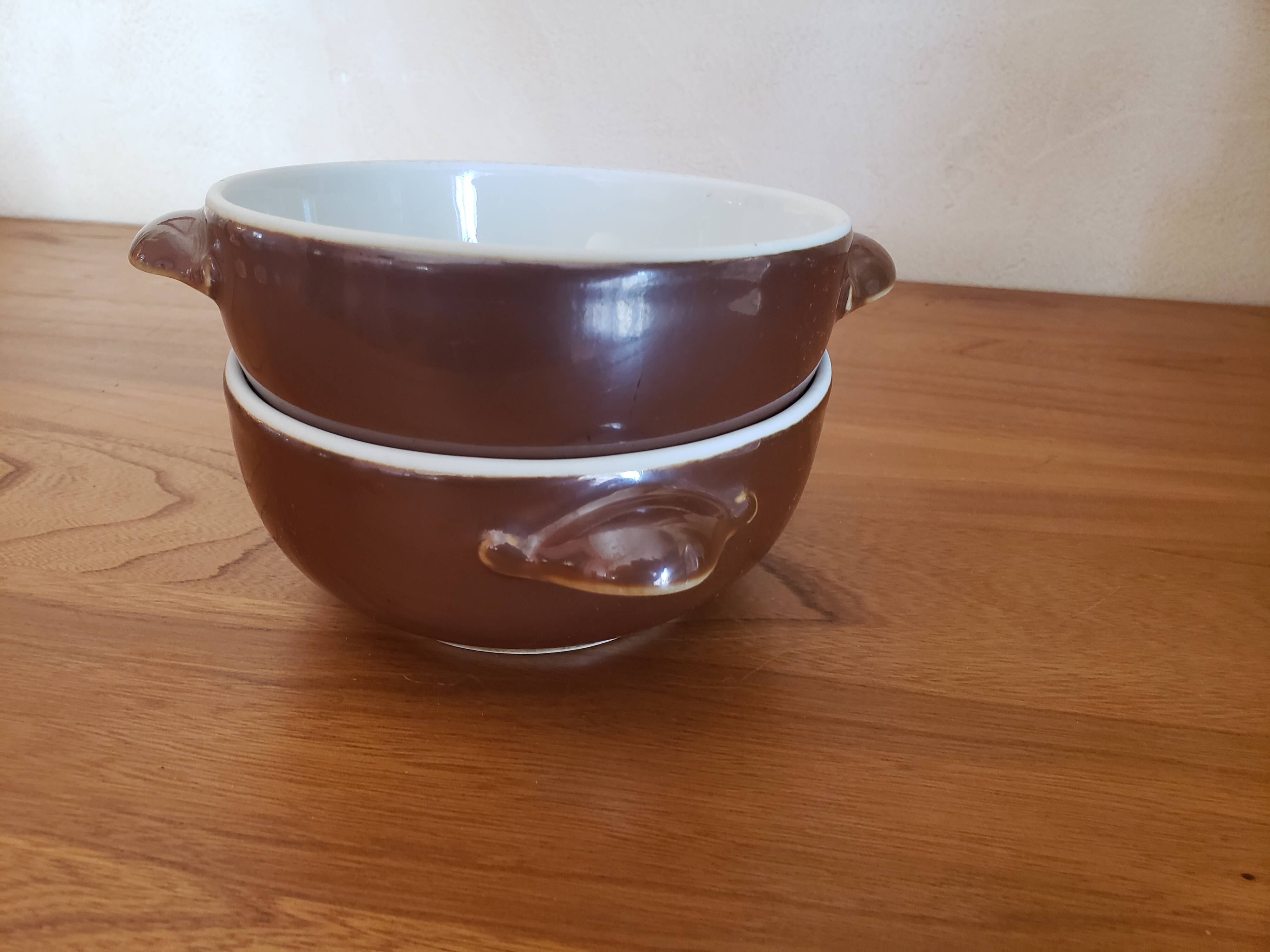 Set of 2 vintage Apilco bowls
