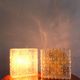 Czechoslovakian glass wall lamps by osvětlovací sklo, 1980s