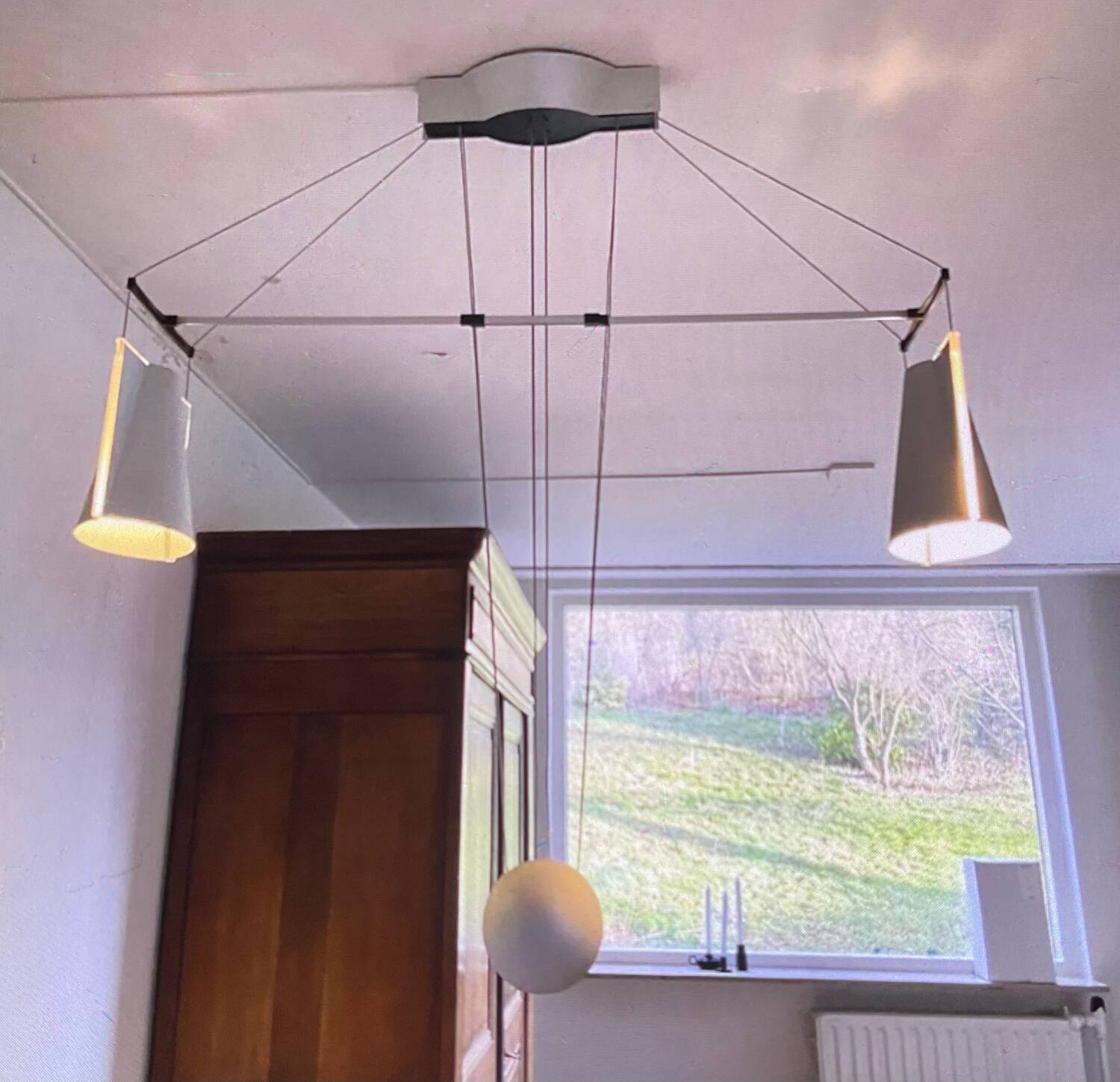 Designer pendant light by Paolo Bistacchi for Tre Ci Luce Italy