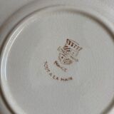 5 assiettes à dessert Longchamp