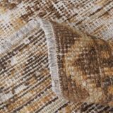 Hand-made wool distressed rug 92x52cm