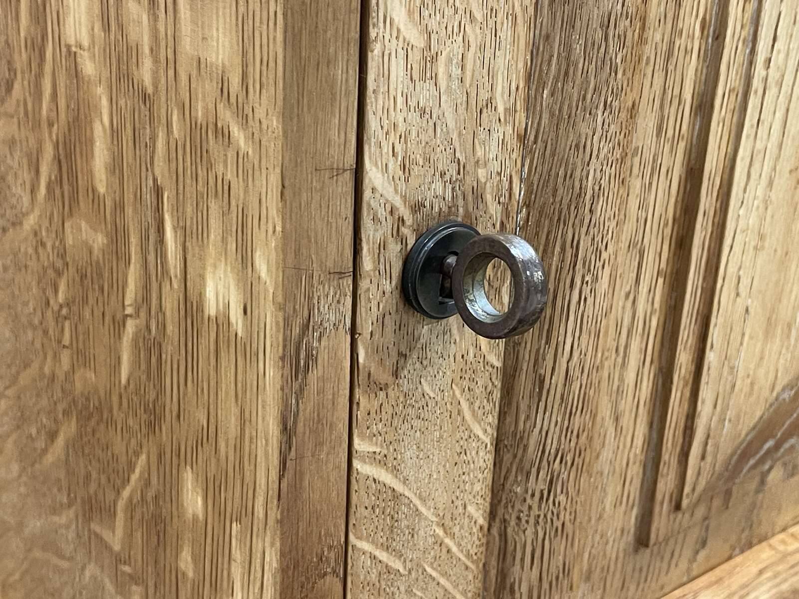 Oak office filing cabinet from the 1940s
